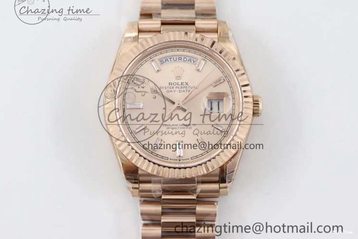 MiroTime 1230 AllSeason Day Date 40mm RG 904L Steel TWF 1:1 Best Edition RG Crystal Dial on RG Bracelet A 2350